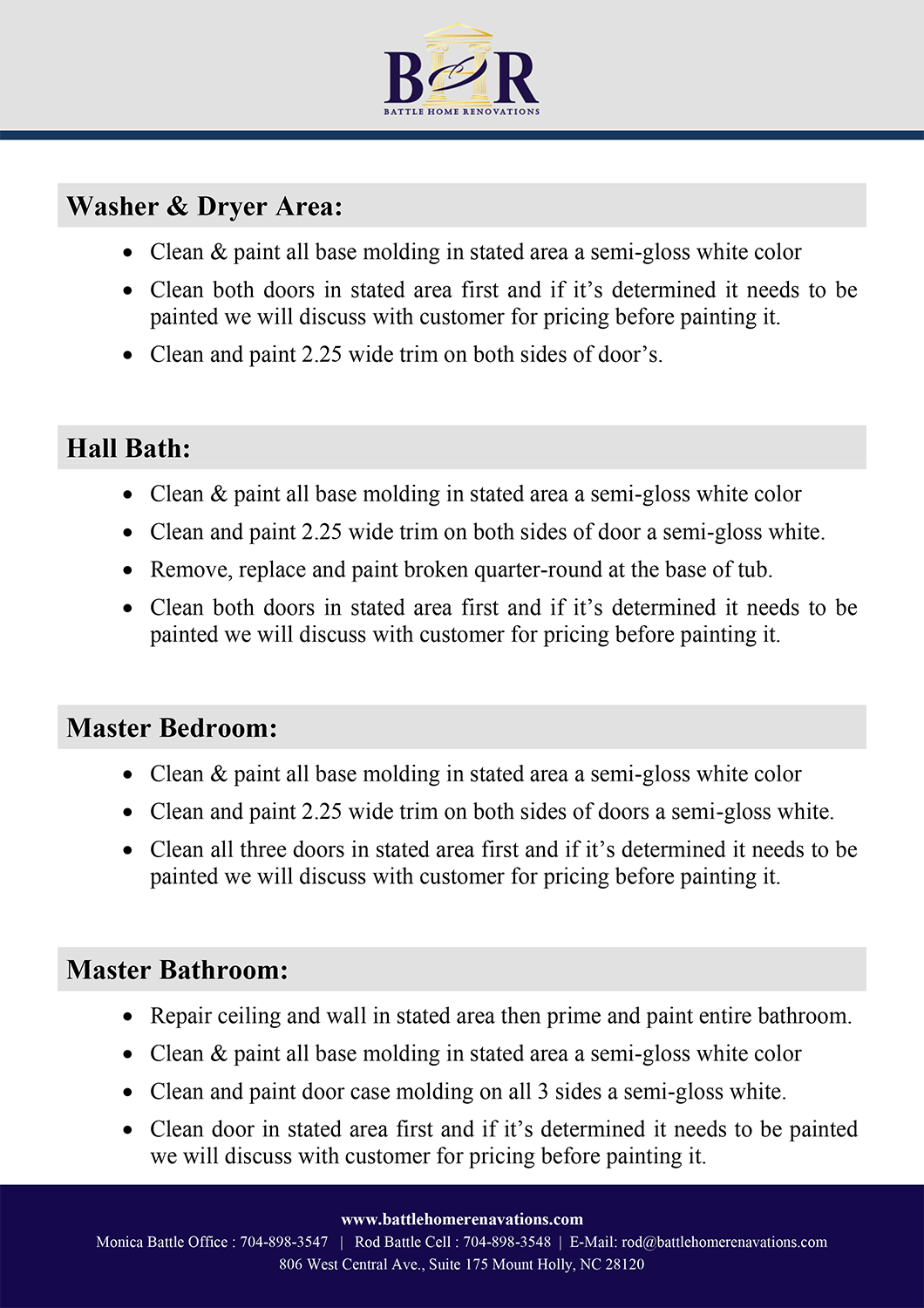 Graphic Design by Akshar Shailesh for Battle Home Renovations | Design #17455142