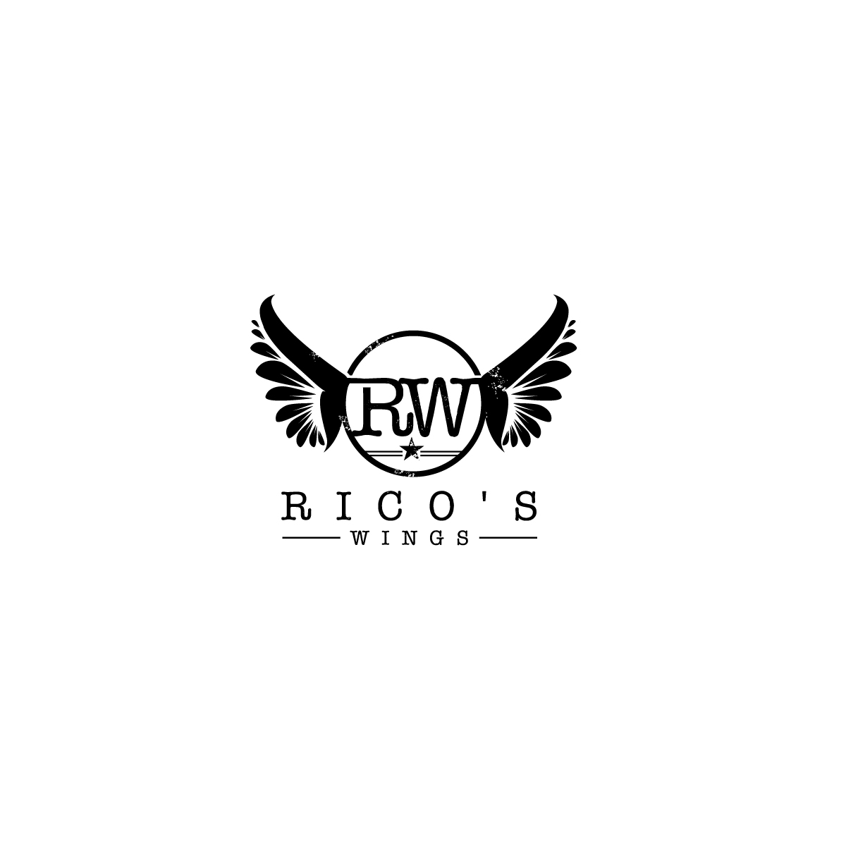 Logo Design by creative.bugs for ricos wings | Design #17788333