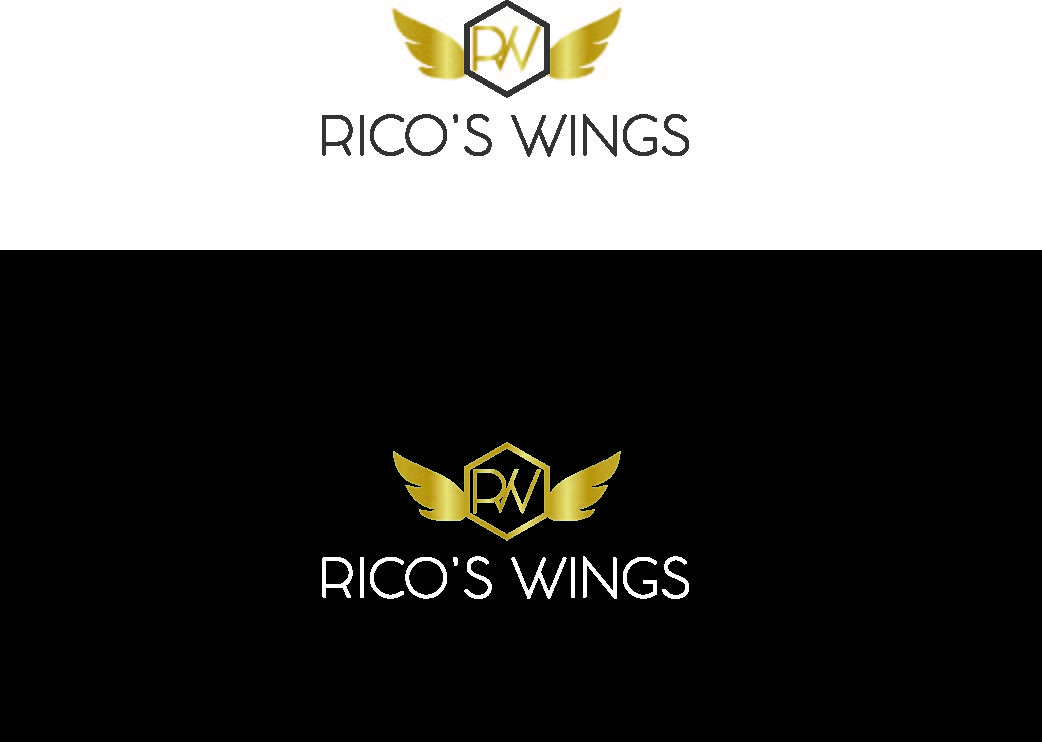 Logo Design by Basit_786 for ricos wings | Design #17803284