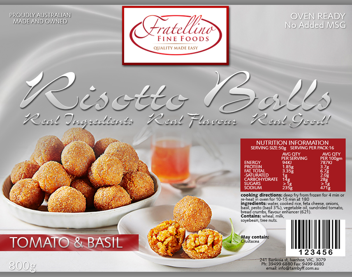 Label Design by Nordic Designer for Tamby Frozen Foods | Design #17464816