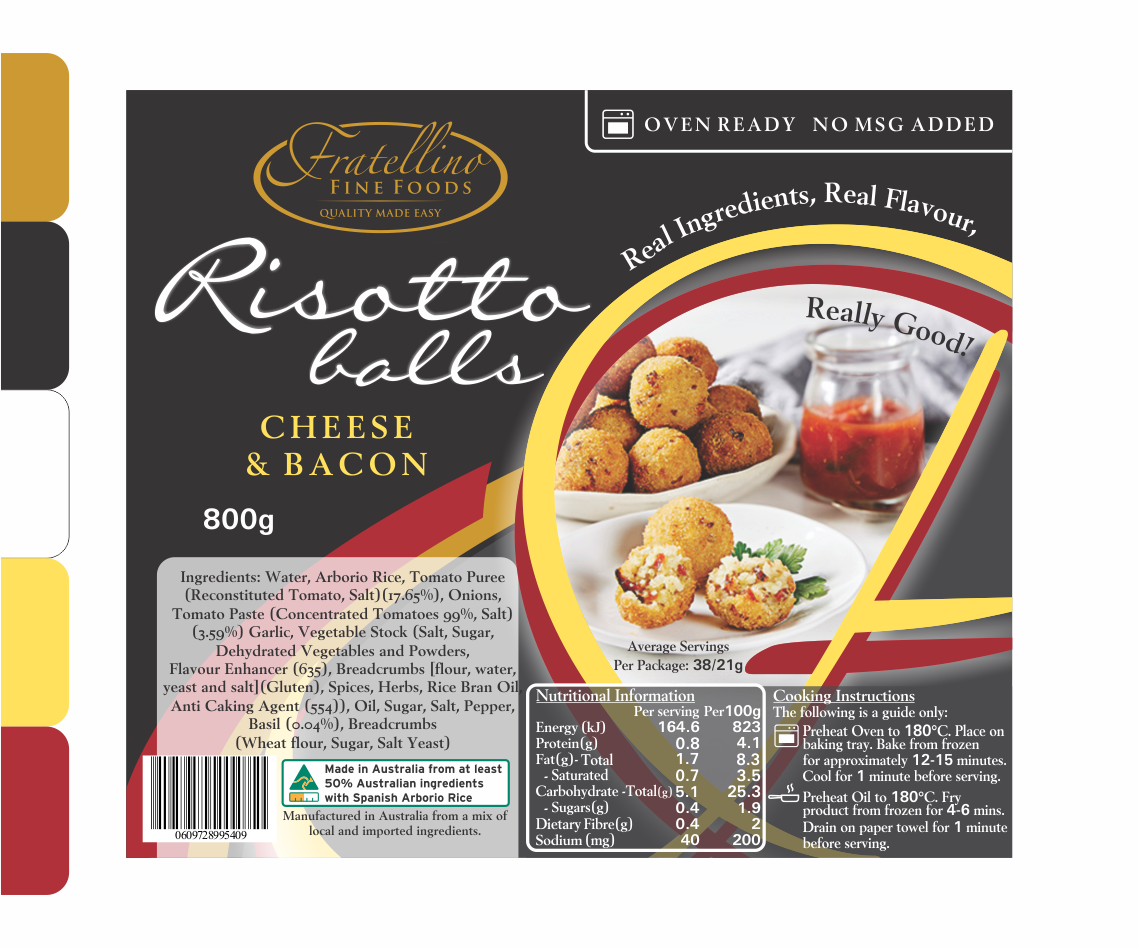 Etikett-Design von madre - chartreuse design für Tamby Frozen Foods | Design #17563610
