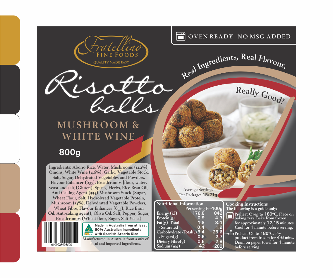 Etikett-Design von madre - chartreuse design für Tamby Frozen Foods | Design #17563612