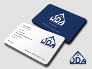 Visitenkarten-Design von Riz' für DDA Home Solutions LLC | Design #17744229