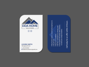 Design de Carte de Visite par Creations Box 2015 pour DDA Home Solutions LLC | Design : #17666809