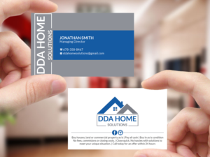 Design de Carte de Visite par Creations Box 2015 pour DDA Home Solutions LLC | Design : #17667239