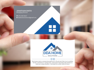 Design de Carte de Visite par Creations Box 2015 pour DDA Home Solutions LLC | Design : #17667248