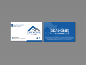 Design de Carte de Visite par Creations Box 2015 pour DDA Home Solutions LLC | Design : #17667252