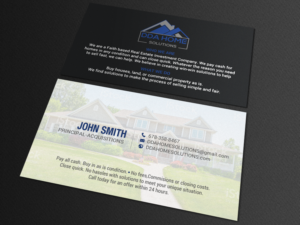 Visitenkarten-Design von chandrayaan.creative für DDA Home Solutions LLC | Design #17643436