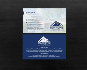 Diseño de Tarjeta de Presentación por chandrayaan.creative para DDA Home Solutions LLC | Diseño: #17645609
