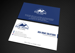 Diseño de Tarjeta de Presentación por Graphic Flame para DDA Home Solutions LLC | Diseño: #17684578