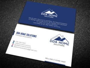 Diseño de Tarjeta de Presentación por Graphic Flame para DDA Home Solutions LLC | Diseño: #17684580