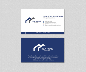 Diseño de Tarjeta de Presentación por Graphic Flame para DDA Home Solutions LLC | Diseño: #17684627
