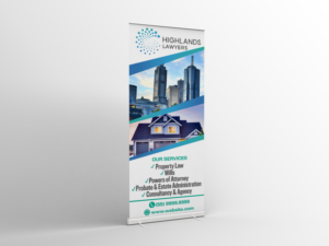Modern Banner and Window Decal Design For Law Firm Lawyer | Signage Design by Sergio Coelho