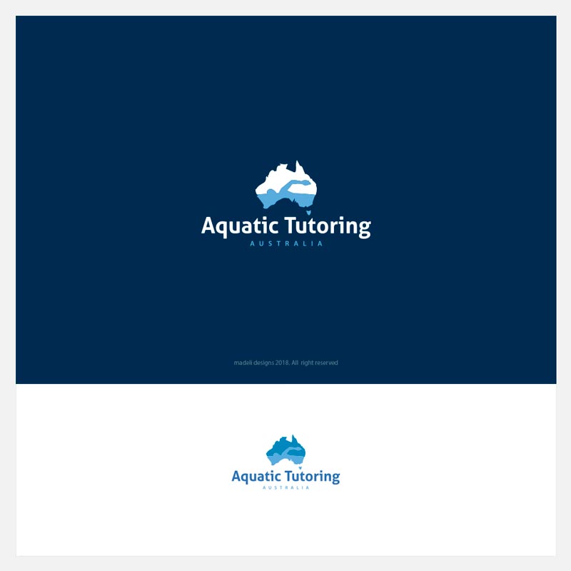 Logo Design by madeli for Aquatic Tutoring Australia | Design #17455770