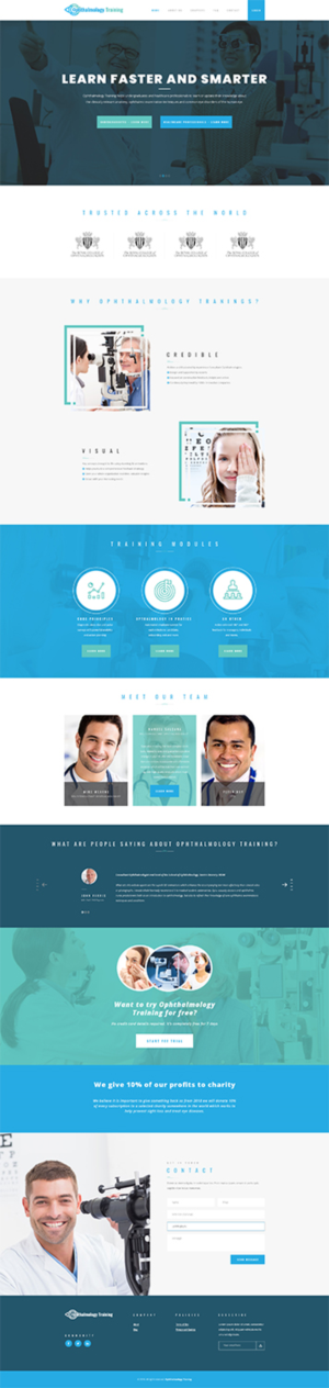 Ophthalmology Training | Diseño Web por NineTwoEleven Media