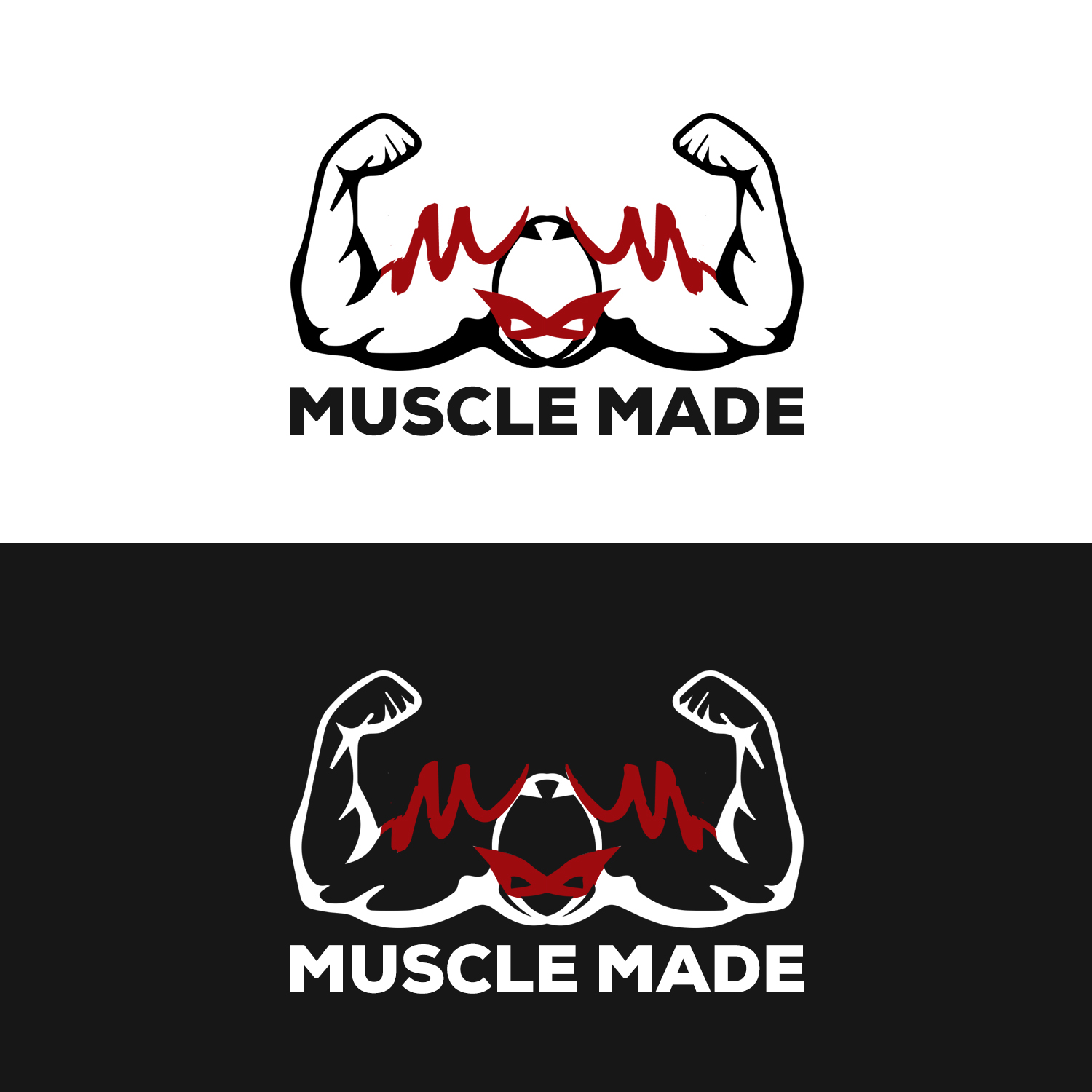 Logo Design by Numuru LTD. for Muscle Made  | Design #17455594