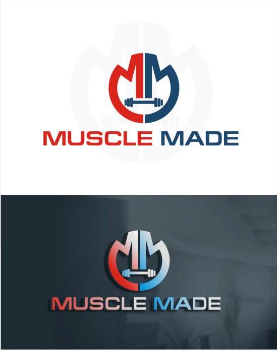 Logo Design by delu 003 for Muscle Made  | Design #17457090