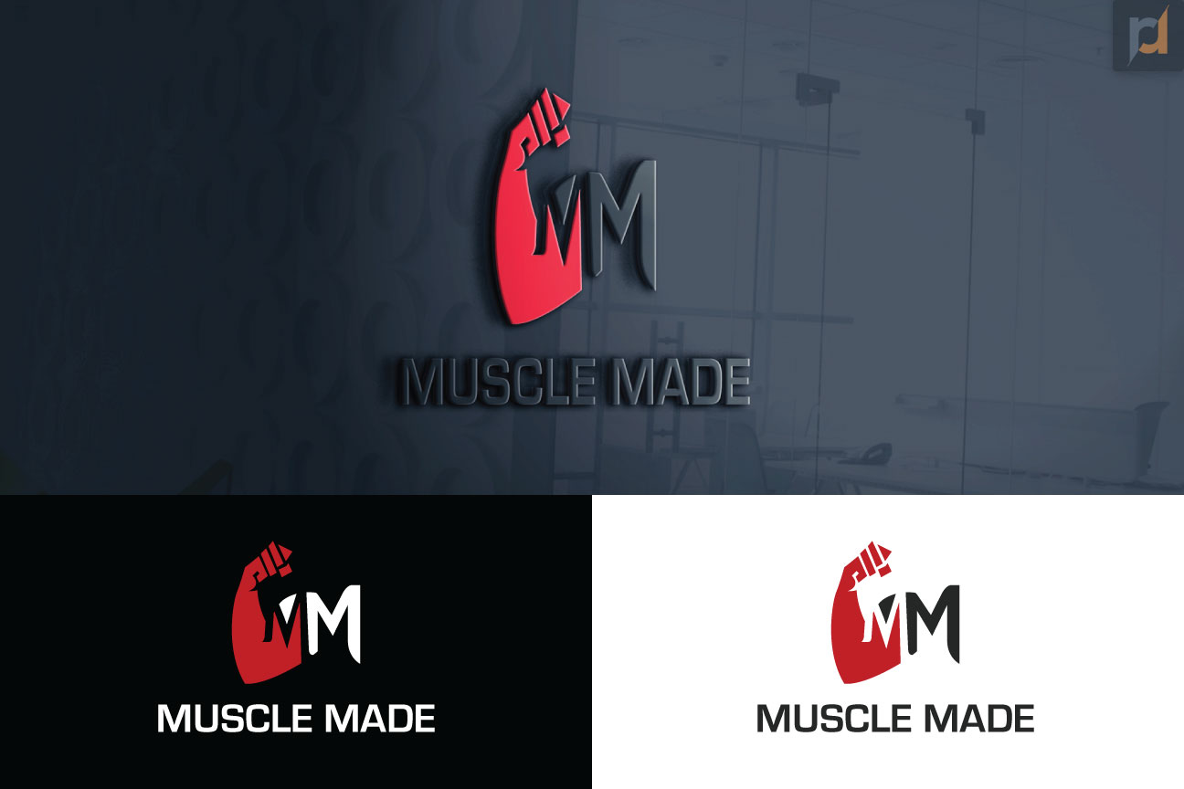 Logo Design by R.R for Muscle Made  | Design: #17456728