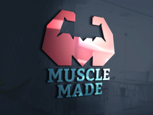 Logo Design by Awais.es32 for Muscle Made  | Design #17455658