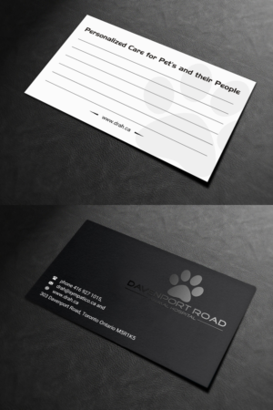 Design de Carte de Visite par INDIAN_Ashok pour Davenport Road Animal Hospital | Design : #17465130
