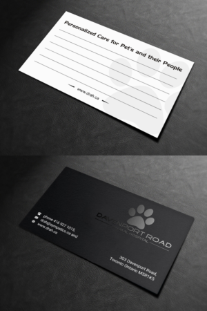 Design de Carte de Visite par INDIAN_Ashok pour Davenport Road Animal Hospital | Design : #17465131