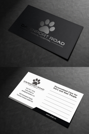 Diseño de Tarjeta de Presentación por INDIAN_Ashok para Davenport Road Animal Hospital | Diseño: #17465136