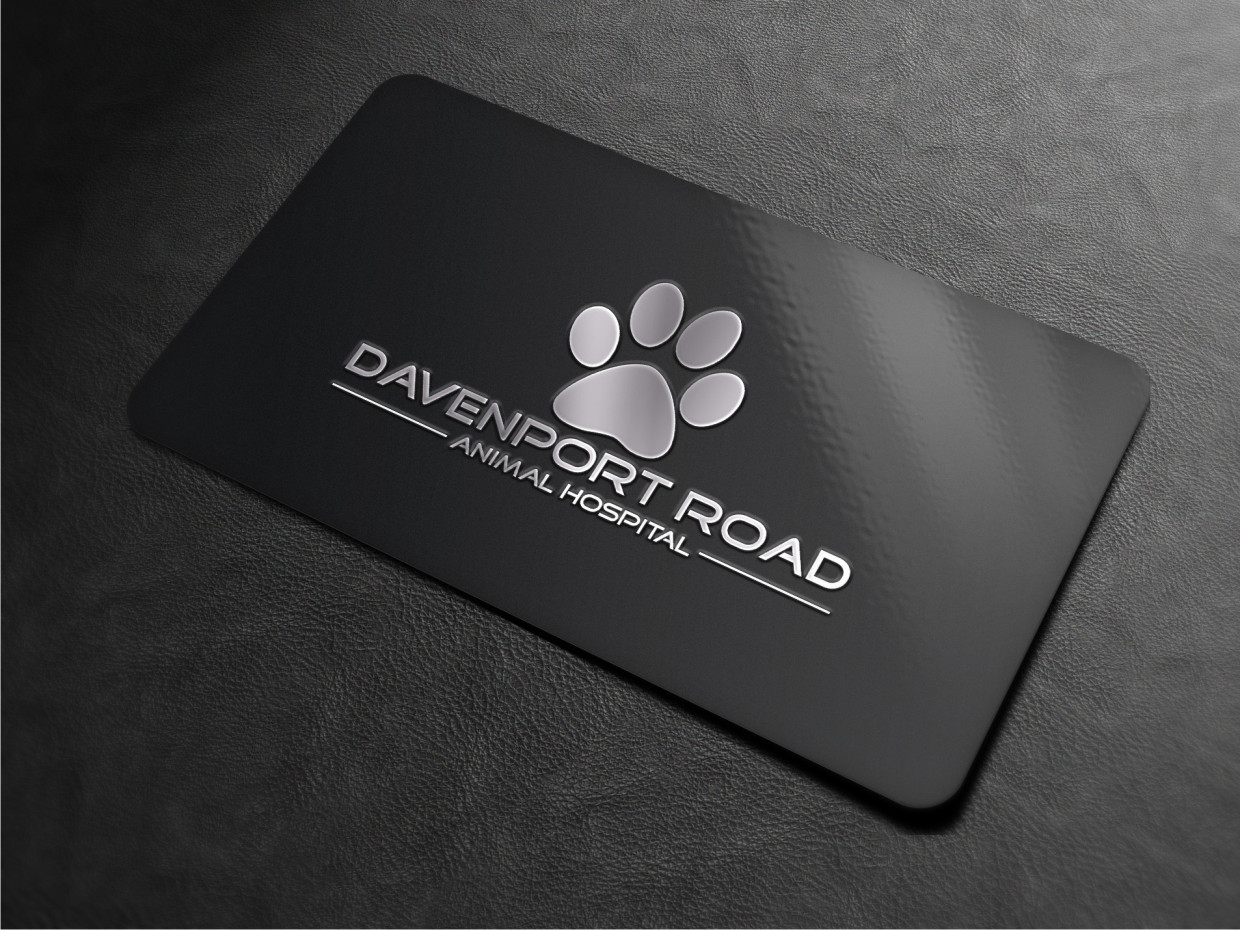 Business Card Design by Atvento Graphics for Davenport Road Animal Hospital | Design #17636381