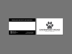 Diseño de Tarjeta de Presentación por Creations Box 2015 para Davenport Road Animal Hospital | Diseño: #17475474