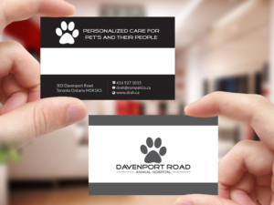 Diseño de Tarjeta de Presentación por Creations Box 2015 para Davenport Road Animal Hospital | Diseño: #17489719