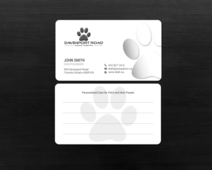 Diseño de Tarjeta de Presentación por chandrayaan.creative para Davenport Road Animal Hospital | Diseño: #17465101
