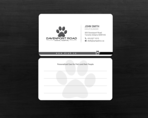 Diseño de Tarjeta de Presentación por chandrayaan.creative para Davenport Road Animal Hospital | Diseño: #17465102