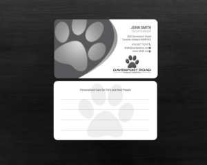 Diseño de Tarjeta de Presentación por chandrayaan.creative para Davenport Road Animal Hospital | Diseño: #17465945