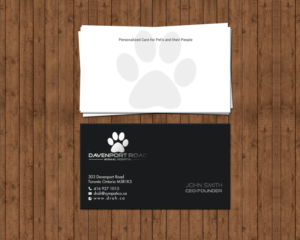 Design de Carte de Visite par chandrayaan.creative pour Davenport Road Animal Hospital | Design : #17467770
