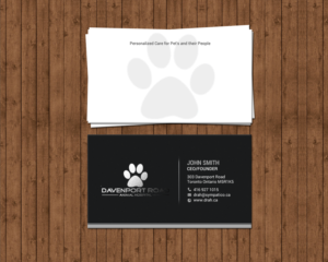 Design de Carte de Visite par chandrayaan.creative pour Davenport Road Animal Hospital | Design : #17467771