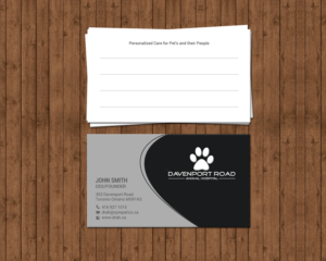 Diseño de Tarjeta de Presentación por chandrayaan.creative para Davenport Road Animal Hospital | Diseño: #17467874