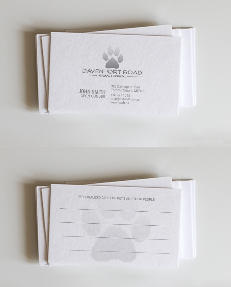 Design de Carte de Visite par chandrayaan.creative pour Davenport Road Animal Hospital | Design #17473908