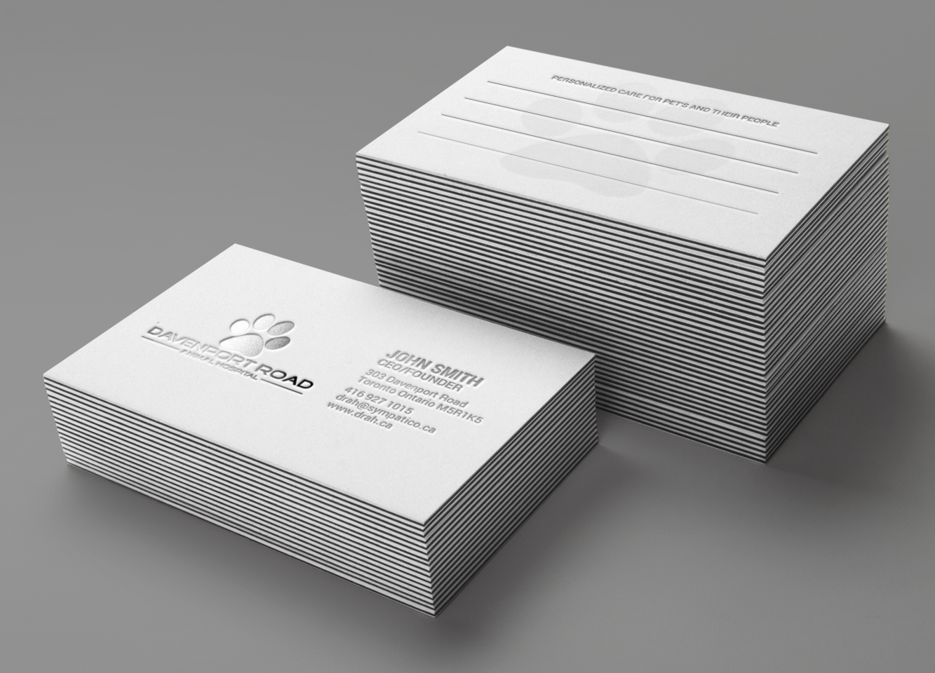 Visitenkarten-Design von chandrayaan.creative für Davenport Road Animal Hospital | Design #17474016