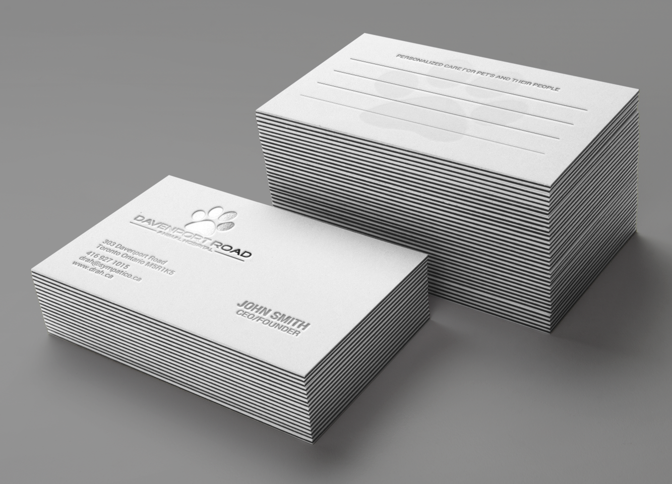 Diseño de Tarjeta de Presentación por chandrayaan.creative para Davenport Road Animal Hospital | Diseño #17474017