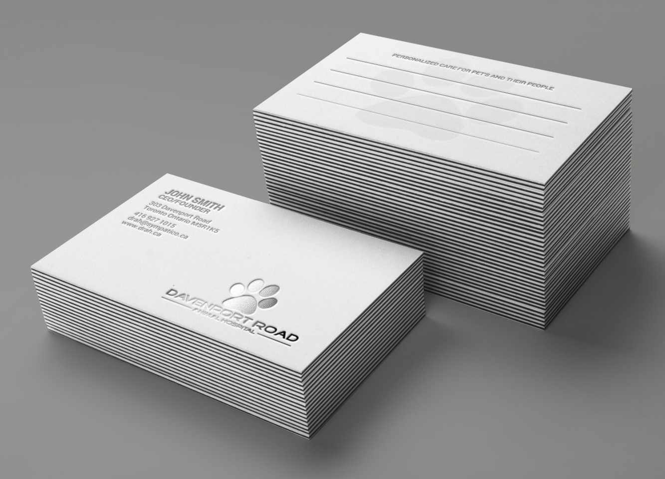 Diseño de Tarjeta de Presentación por chandrayaan.creative para Davenport Road Animal Hospital | Diseño #17474018