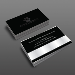 Business Card Design by Creative Jiniya for Davenport Road Animal Hospital | Design #17457817