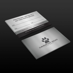 Diseño de Tarjeta de Presentación por Creative Jiniya para Davenport Road Animal Hospital | Diseño: #17507613