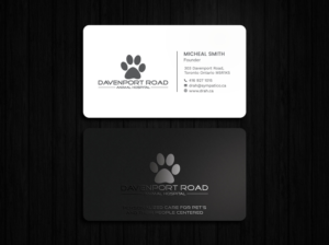 Design de Carte de Visite par Tripti Ranjan Gain pour Davenport Road Animal Hospital | Design : #17460059