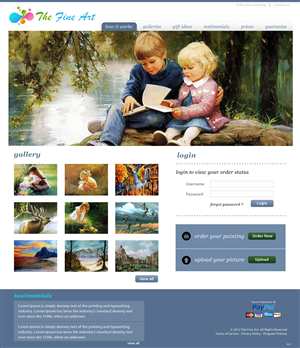 Web Design by pb for this project | Design: #632048