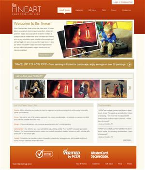 Web Design by pb for this project | Design: #632881