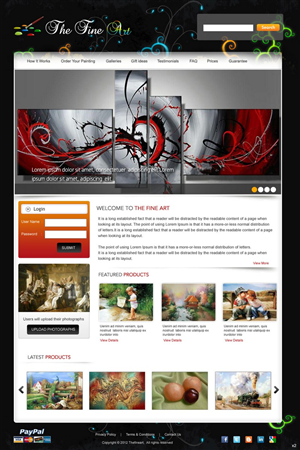 Web Design by pb for this project | Design: #635523