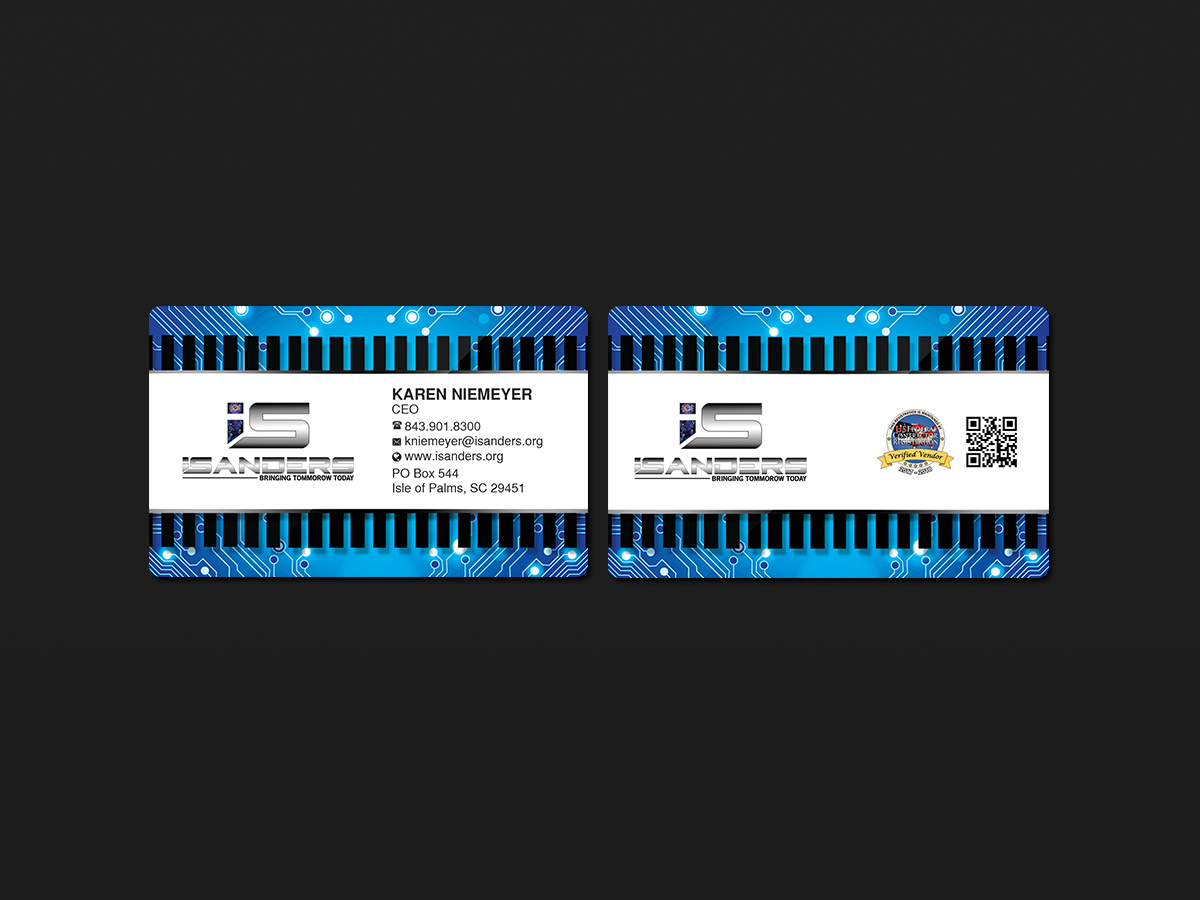 Business Card Design by Creations Box 2015 for iSanders Enterprise, LLC | Design #17468964