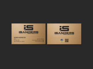 Business Card Design by Creations Box 2015 for iSanders Enterprise, LLC | Design: #17469076