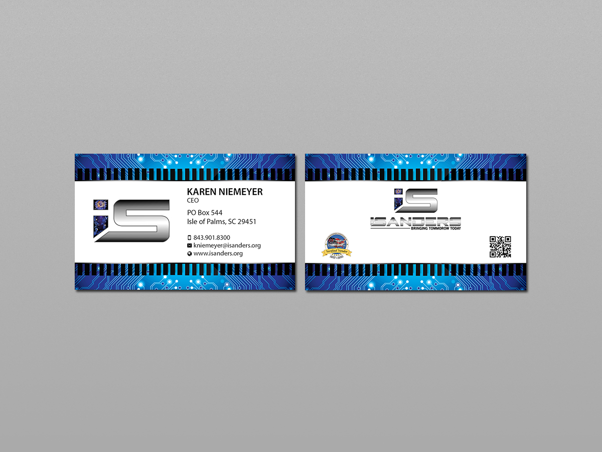 Business Card Design by Creations Box 2015 for iSanders Enterprise, LLC | Design #17469094