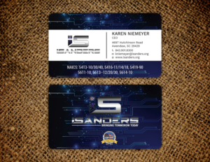 Business Card Design by Tripti Ranjan Gain for iSanders Enterprise, LLC | Design: #17506264