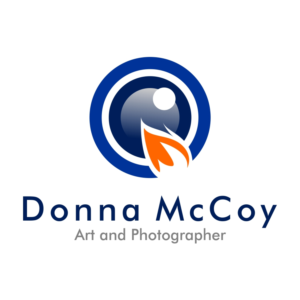 Logo for an art and photographer named Donna McCoy | Business Card Design by Sergio Medina